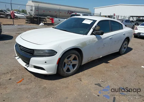 2016 Dodge Charger Police из США, поврежденный, VIN 2C3CDXAT5GH259418